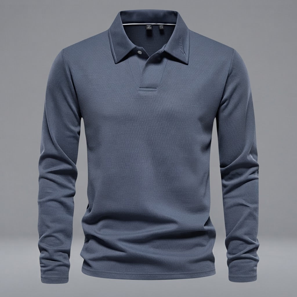 Men's Long Sleeve Polo Shirt | Casual Wear