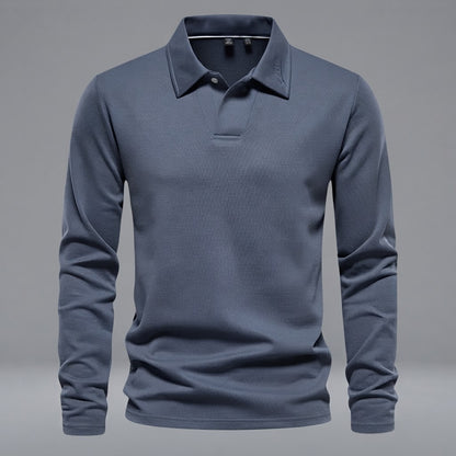 Men's Long Sleeve Polo Shirt | Casual Wear