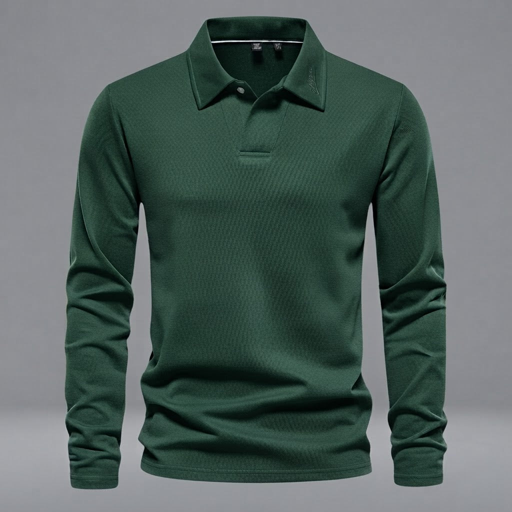 Men's Long Sleeve Polo Shirt | Casual Wear