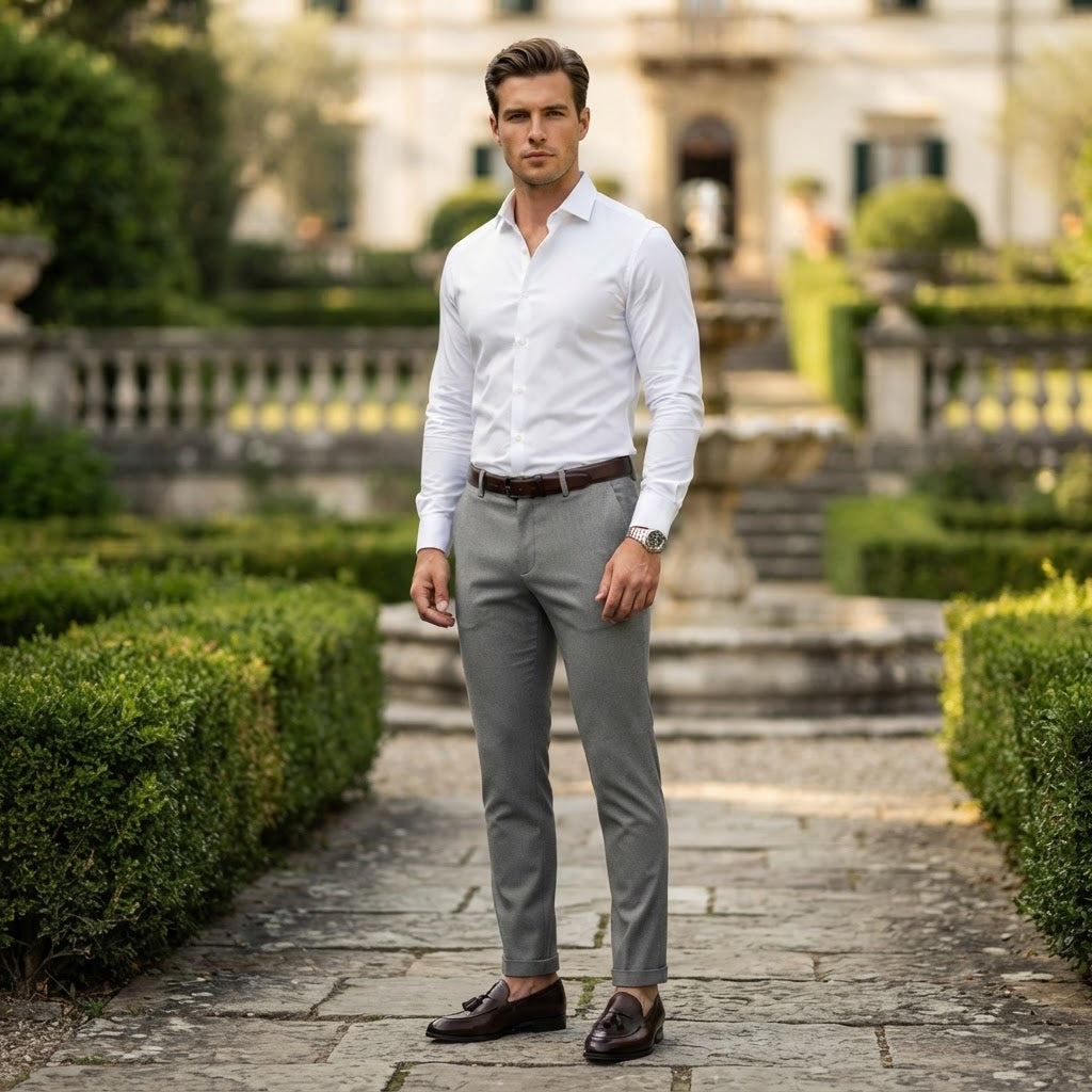 Men's Slim-Fit Trousers